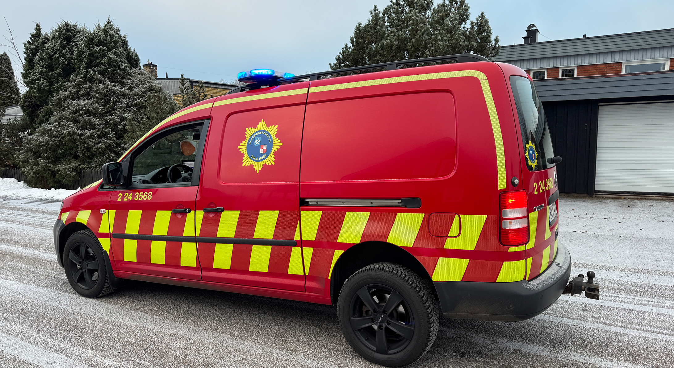Bild på räddningsbil