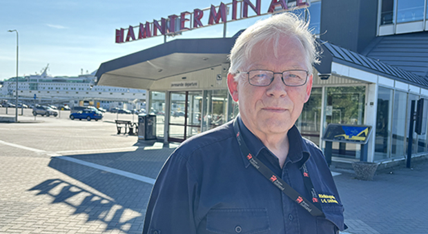 Räddningschef står i Visby hamn